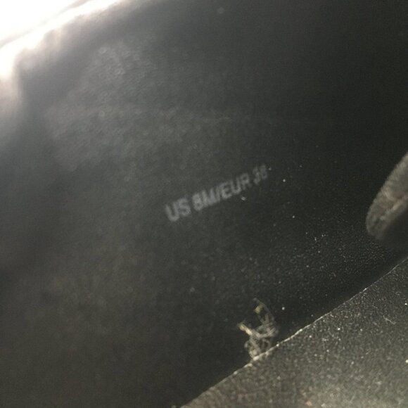 Vince Cantara Black Leather Slip On Sneaker Size 8 - Picture 8 of 8